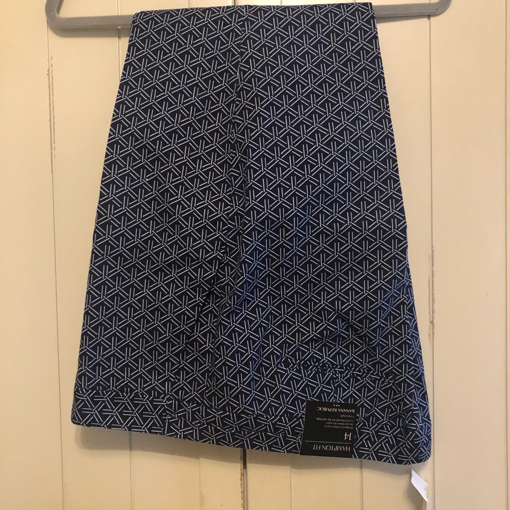 Banana Republic Hampton Fit crop length pants